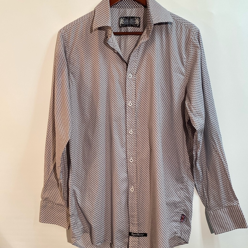 English Laundry - Men’s long sleeve dress shirt. Size 16. (L)
